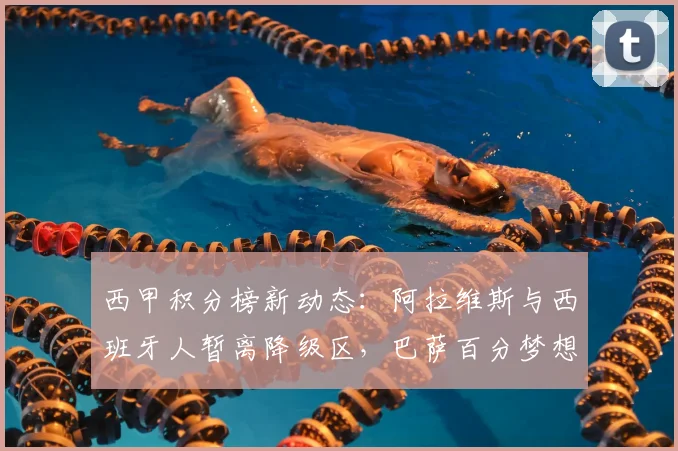 西甲积分榜新动态:阿拉维斯与西班牙人暂离降级区,巴萨百分梦想破灭,争四保级形势解读